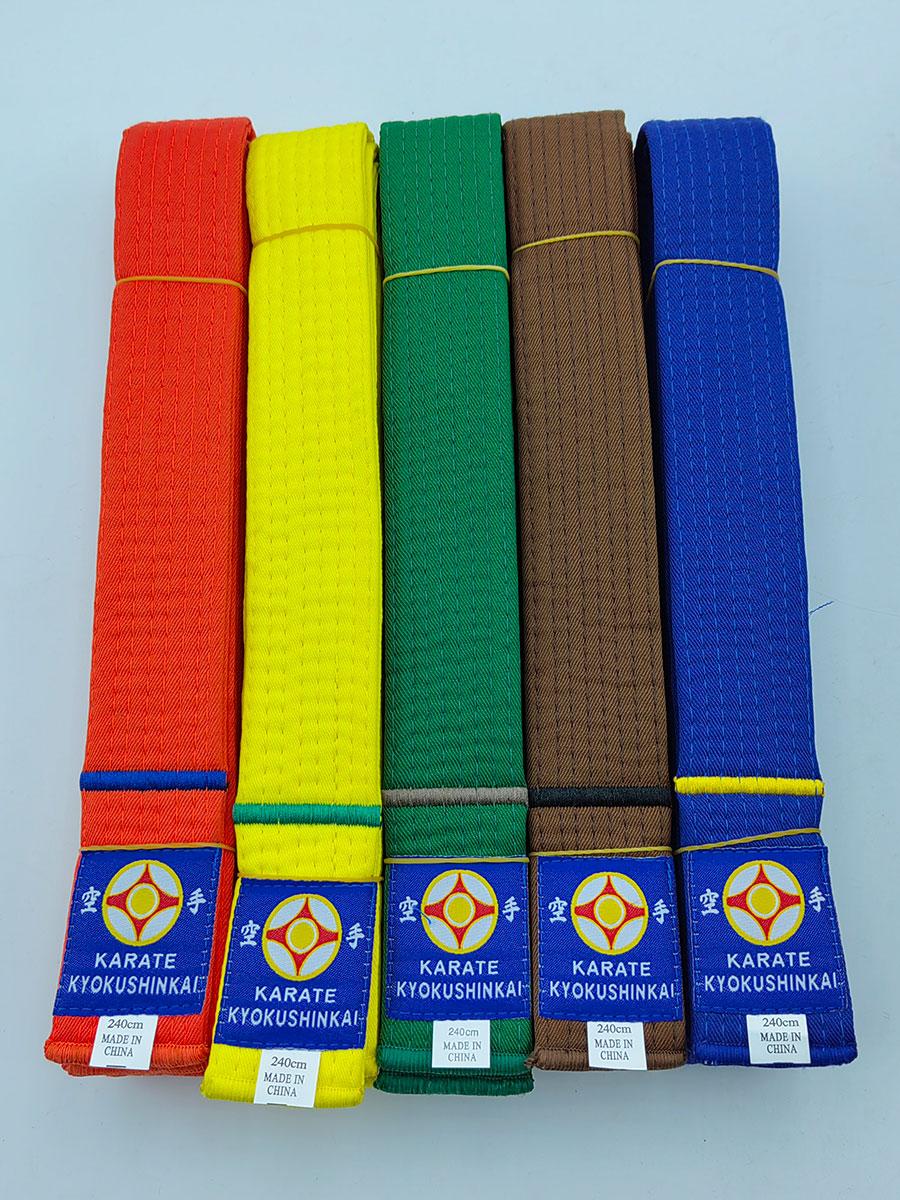Hình ảnh Liên đoàn Karate quốc tế Kyokushi Thể thao Thể thao, Võ thuật Unisex Xử lý tùy chỉnh Thủ môn thêu thư logo Color: White-Belt Size: 160cm