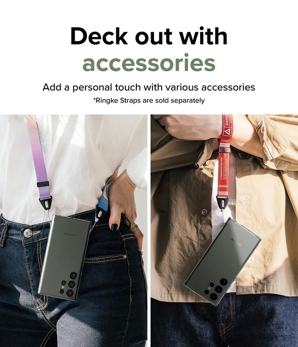 Ốp Lưng Case Trong Suốt Ringke Fusion Dành Cho Samsung Galaxy S23 Ultra - Hàng Chính Hãng