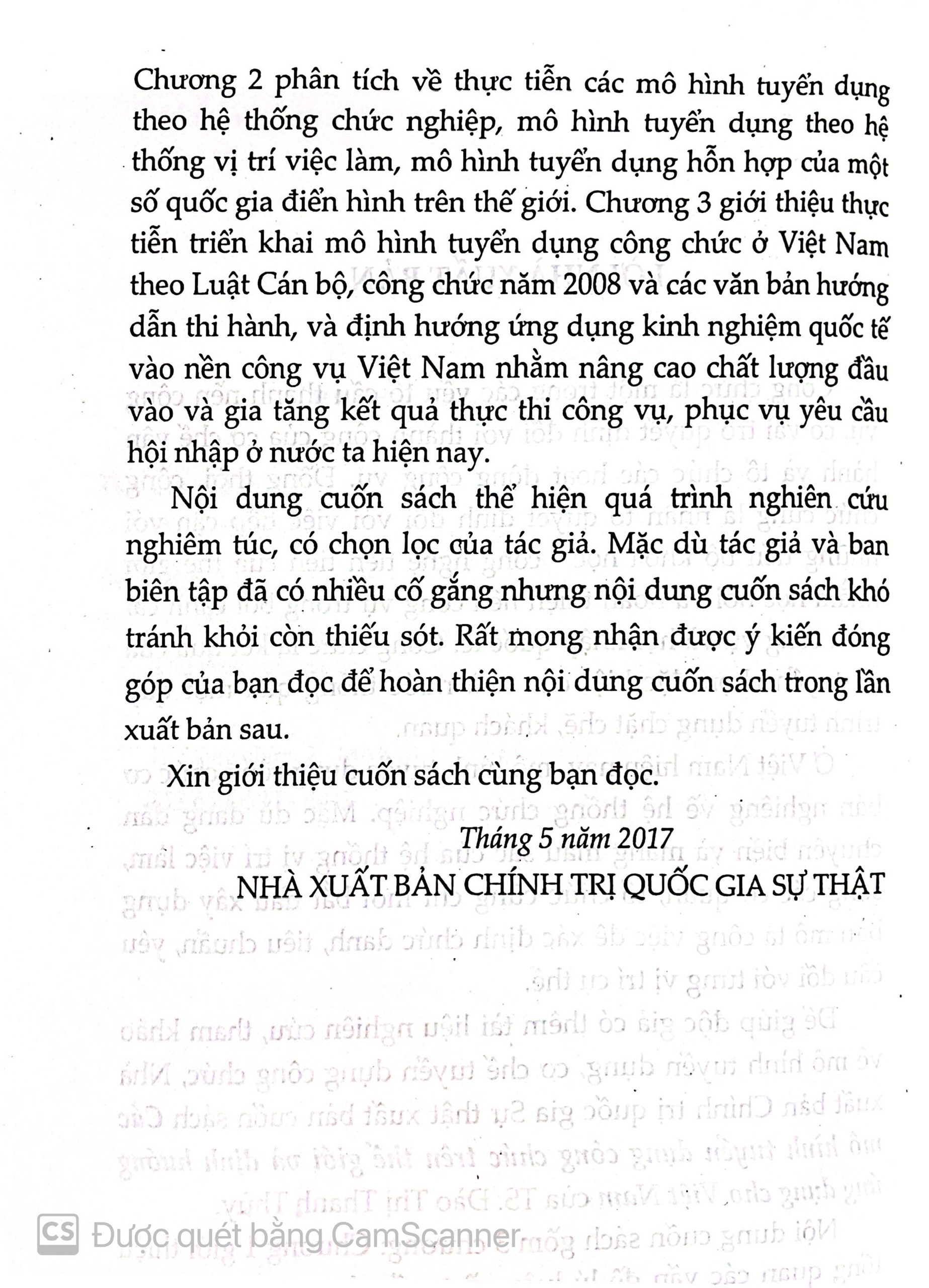 Các mô hình tuyển dụng công chức trên thế giới và định hướng ứng dụng cho Việt Nam