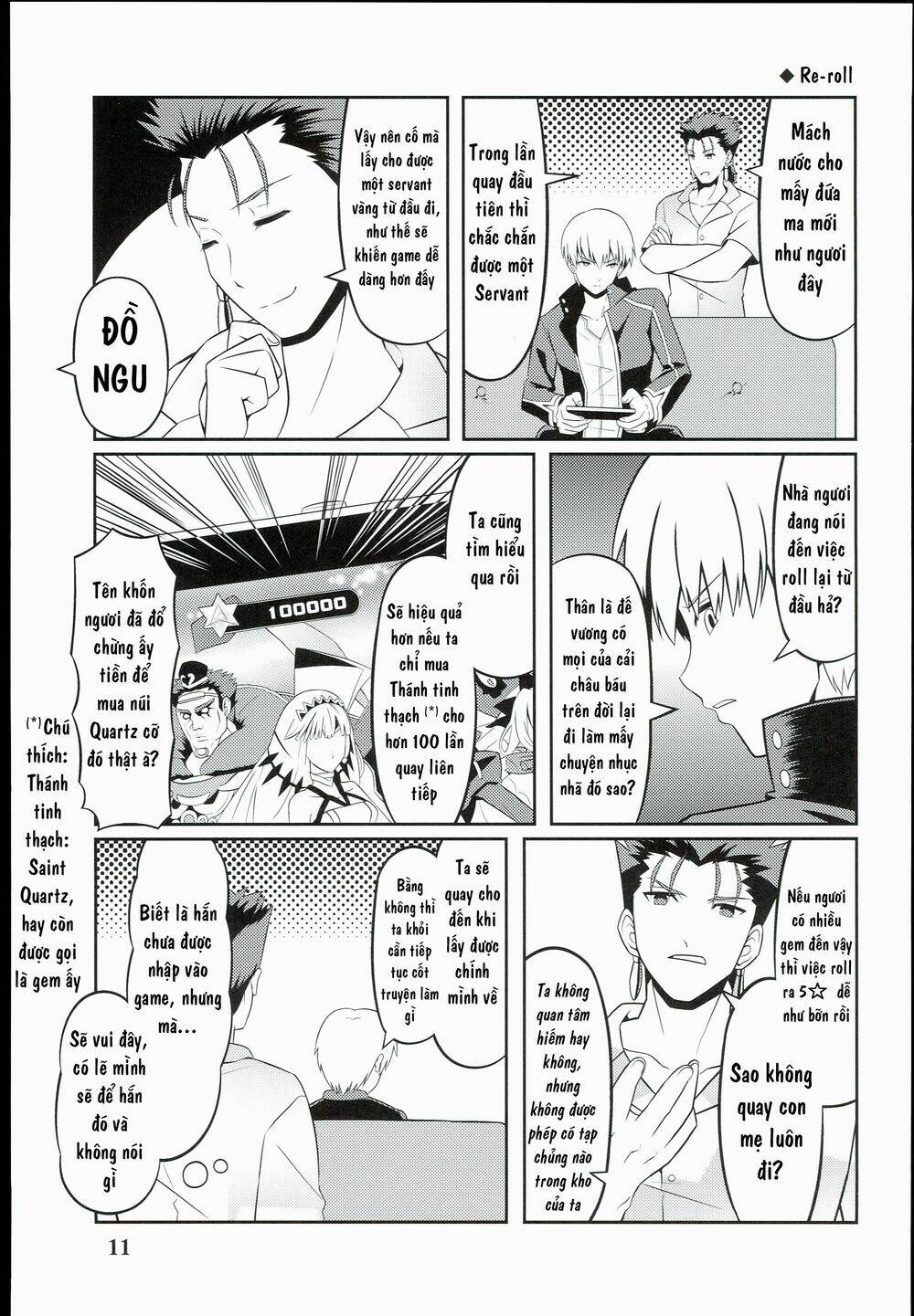 saber-san chơi fgo! chapter 1 13