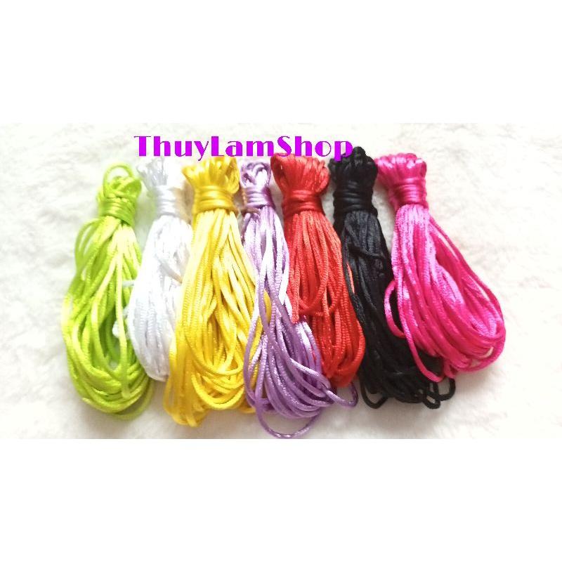 Dây tim 3mm làm handmade, tết vòng nhiều màu