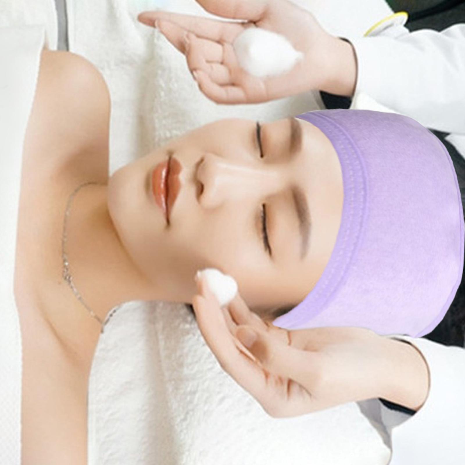 2pcs SPA Facial Headband Adjustable Head Band Washing Women Make up Bath