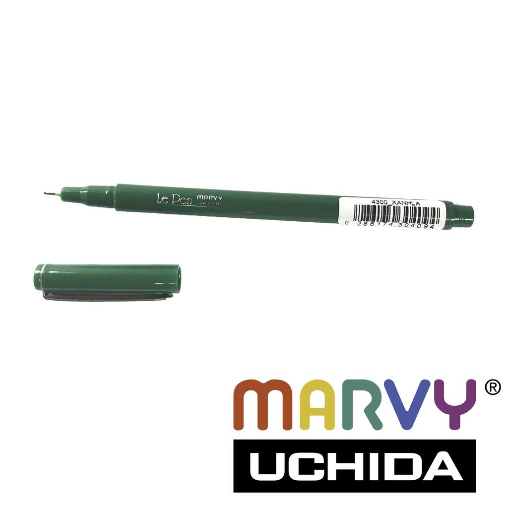 Viết Lông Kim Marvy Uchida Le Pen 4300 - Xanh Lá, 0.3Mm