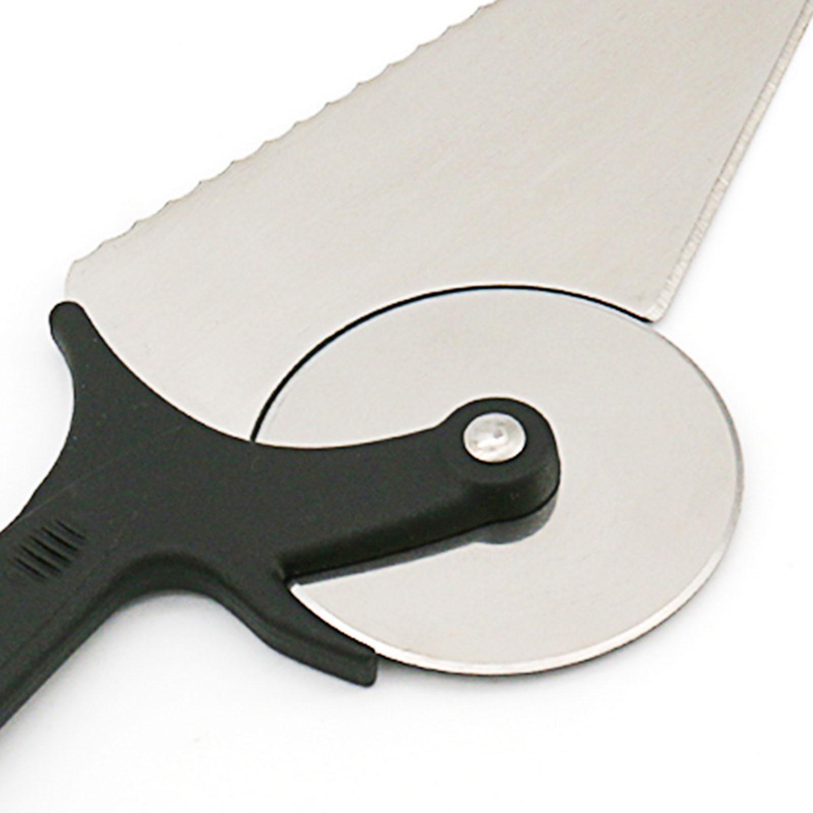 Pizza Cutter Kitchen Gadget Baking Accessories Pie Slice Slicer Server