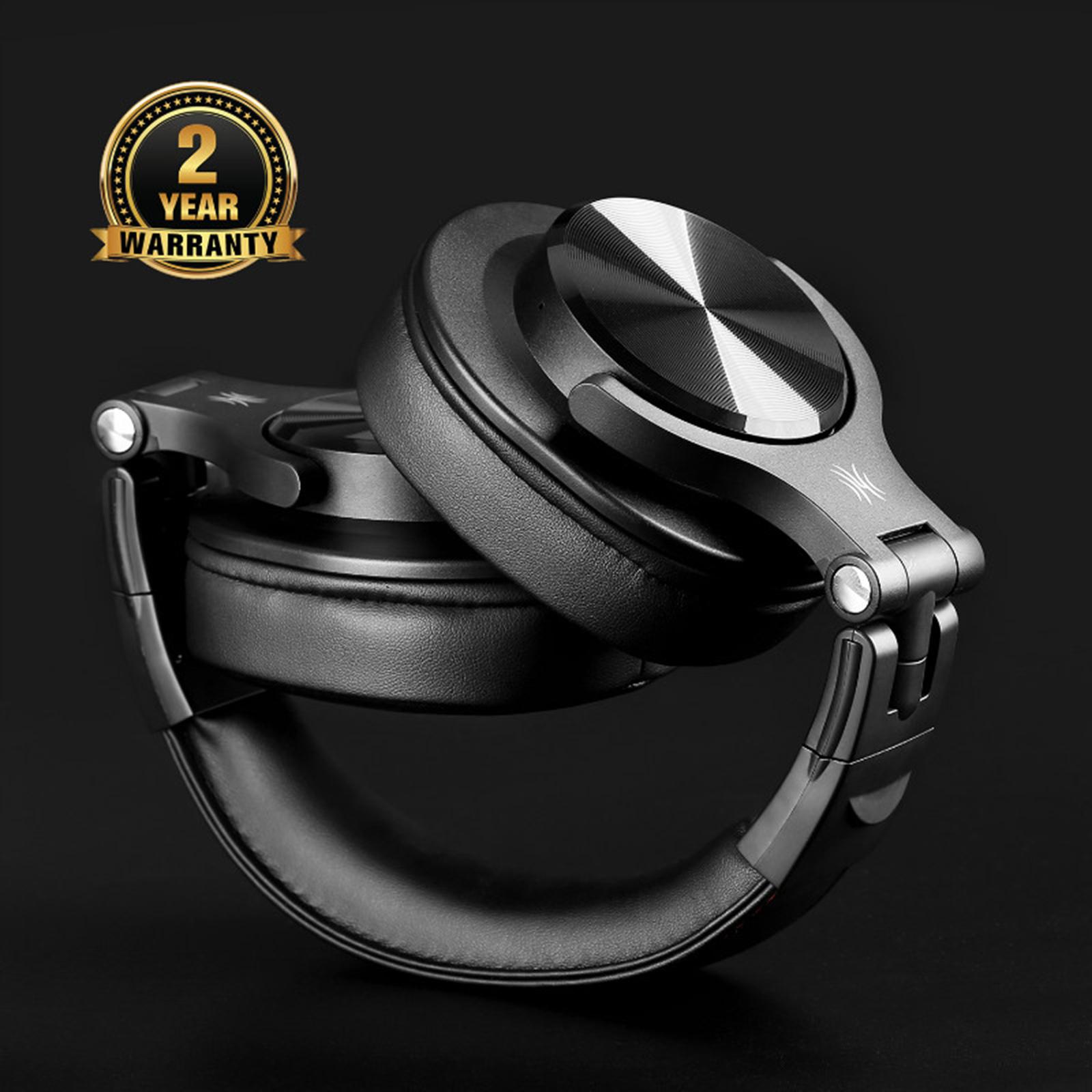 A70 Over-Ear DJ Bluetooth Headphone Headsets for Studio Monitoring Black