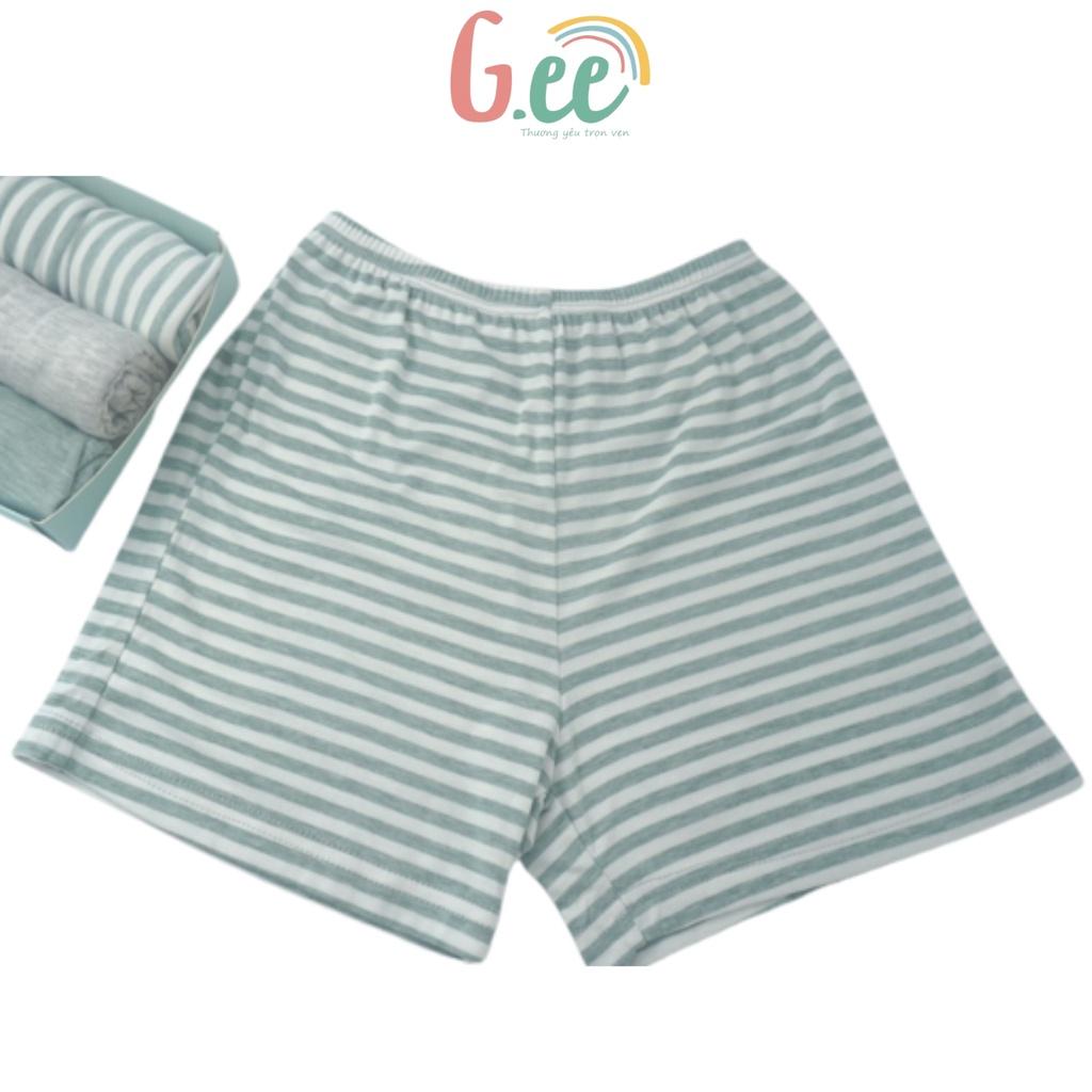 Quần Đùi Bé Trai Quần Thun Cộc Mặc Nhà Trẻ Em Vải Gỗ Sồi Mềm Mịn, Co Giãn, Thấm Hút, Có Size Đại