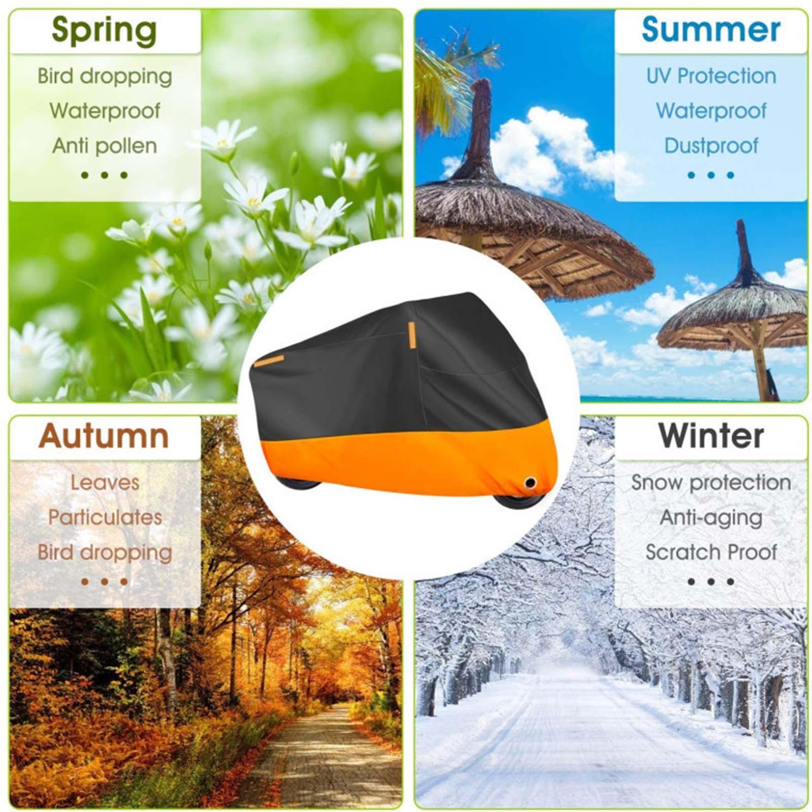 Universal Motorcycle Dust Sun Outdoor Protection Protective Cover
