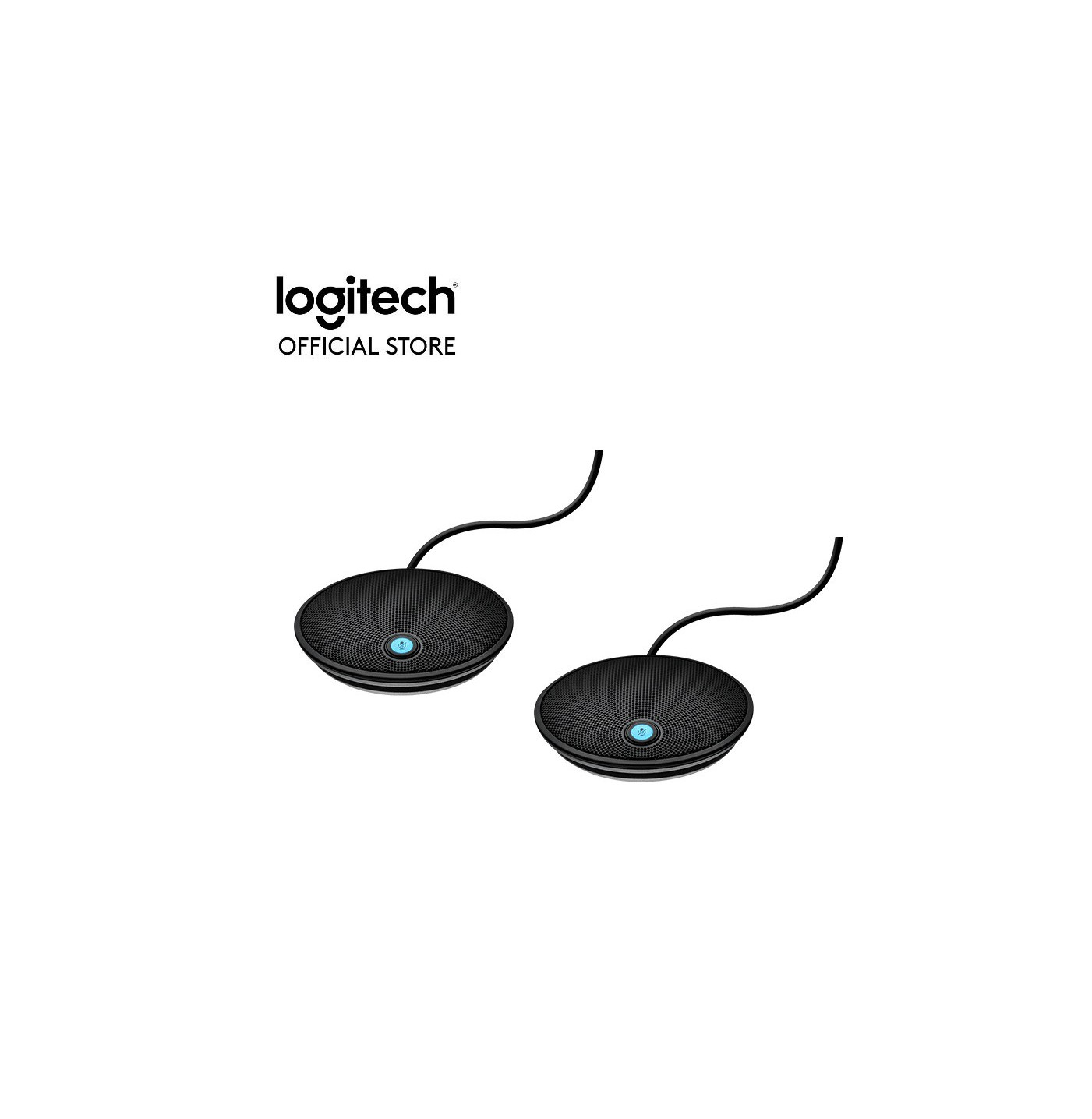 Thiết bị mở rộng microphones cho webcam Logitech Group - hàng chính hãng