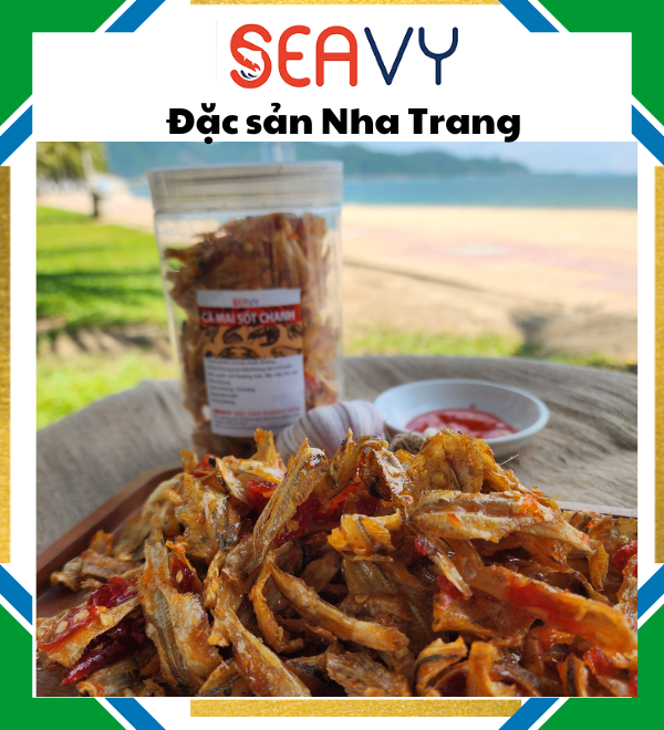 Đặc Sản Nha Trang -Cá Mai Sốt Chanh Dây Ăn Liền Seavy Hộp 500G