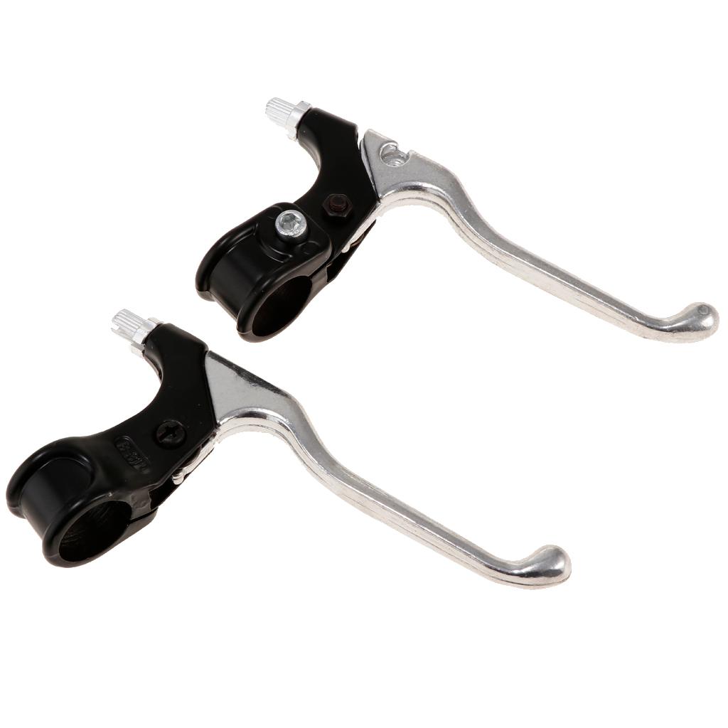 2x1 Pair Bike Brake Levers Handles V-Brake MTB Road Bicycle Cycling Fixed Gear
