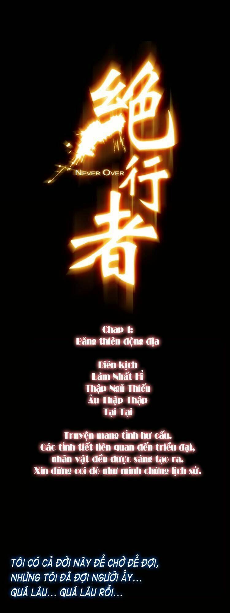 tuyệt hành giả (never over) chapter 1 2
