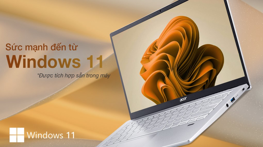 Máy Tính Xách Tay Laptop Acer Swift 3 SF314-511-55QE - Hàng Chính Hãng