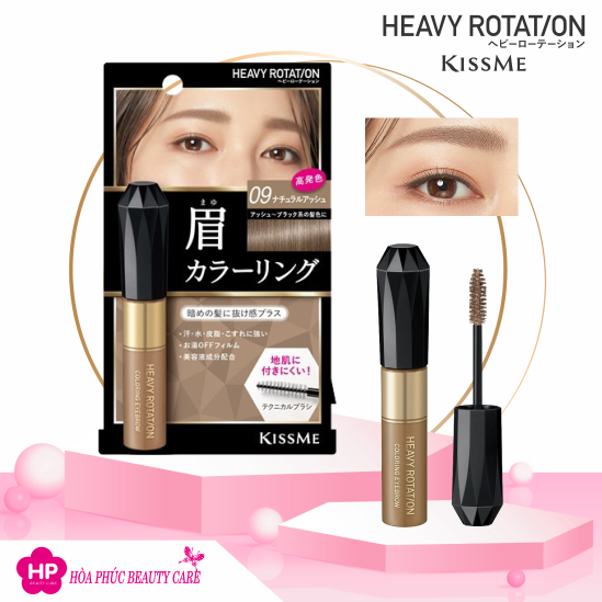 Mascara Chải Đổi Màu Lông Mày Chống Trôi Siêu Bền Kissme Heavy Rotation Coloring Eyebrow (8g)