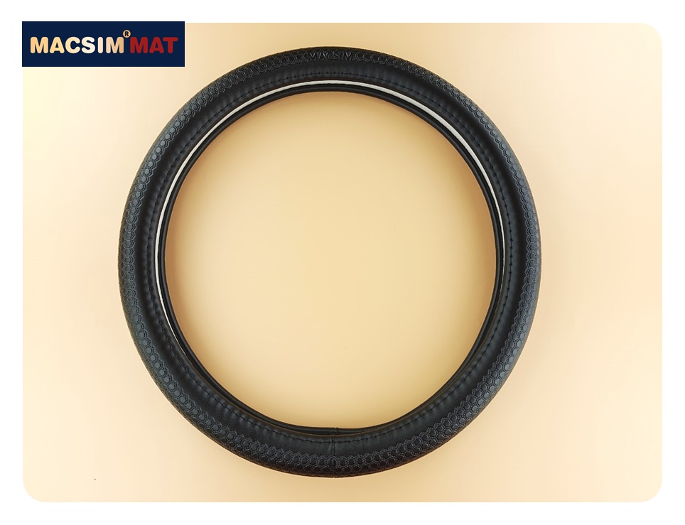 Bọc vô lăng cao cấp Macsim mã L618 mới chất liệu da thật - Khâu tay 100% size M màu be, đen, nâu