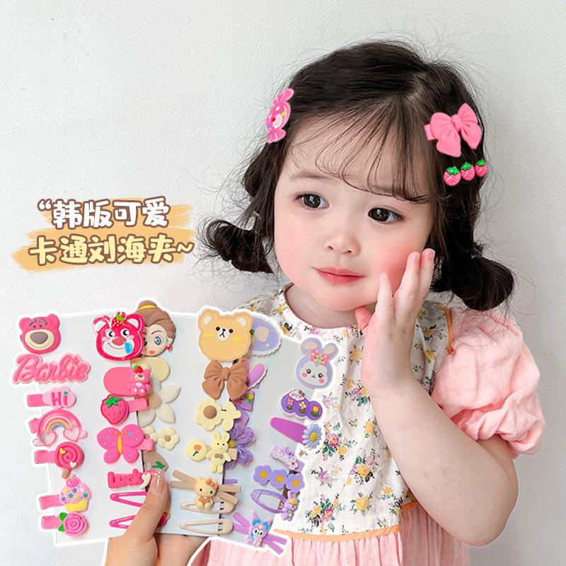 (Chọn Mẫu) SET 14 KẸP TÓC ĐÁNG YÊU CHO BÉ GÁI  FREESHIP GẤU LOTSO CHO BÉ - LOTSO