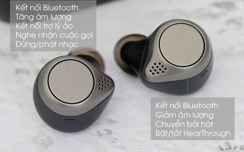 Tai Nghe Bluetooth LANITH Elite 75T - Tai nghe Không Dây Nhét Tai Thông Minh - Thiết Kế Nhỏ Gọn, Chống Nước, Chống Ồn Hiệu Quả - Âm Thanh Chất Lượng Cao, Âm Trầm Mạnh Mẽ - Hàng Nhập Khẩu - TAI00JA1