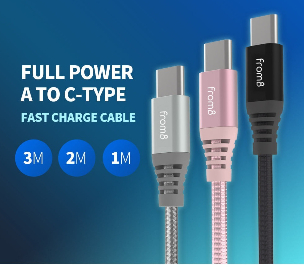 Cáp sạc USB Type C tốc độ cao Fromb Hàn QuốC-Hàng chính hãng