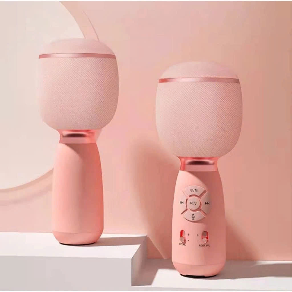 Micro Karaoke kèm loa Bluetooth MÀU ĐEN - Hàng chính hãng