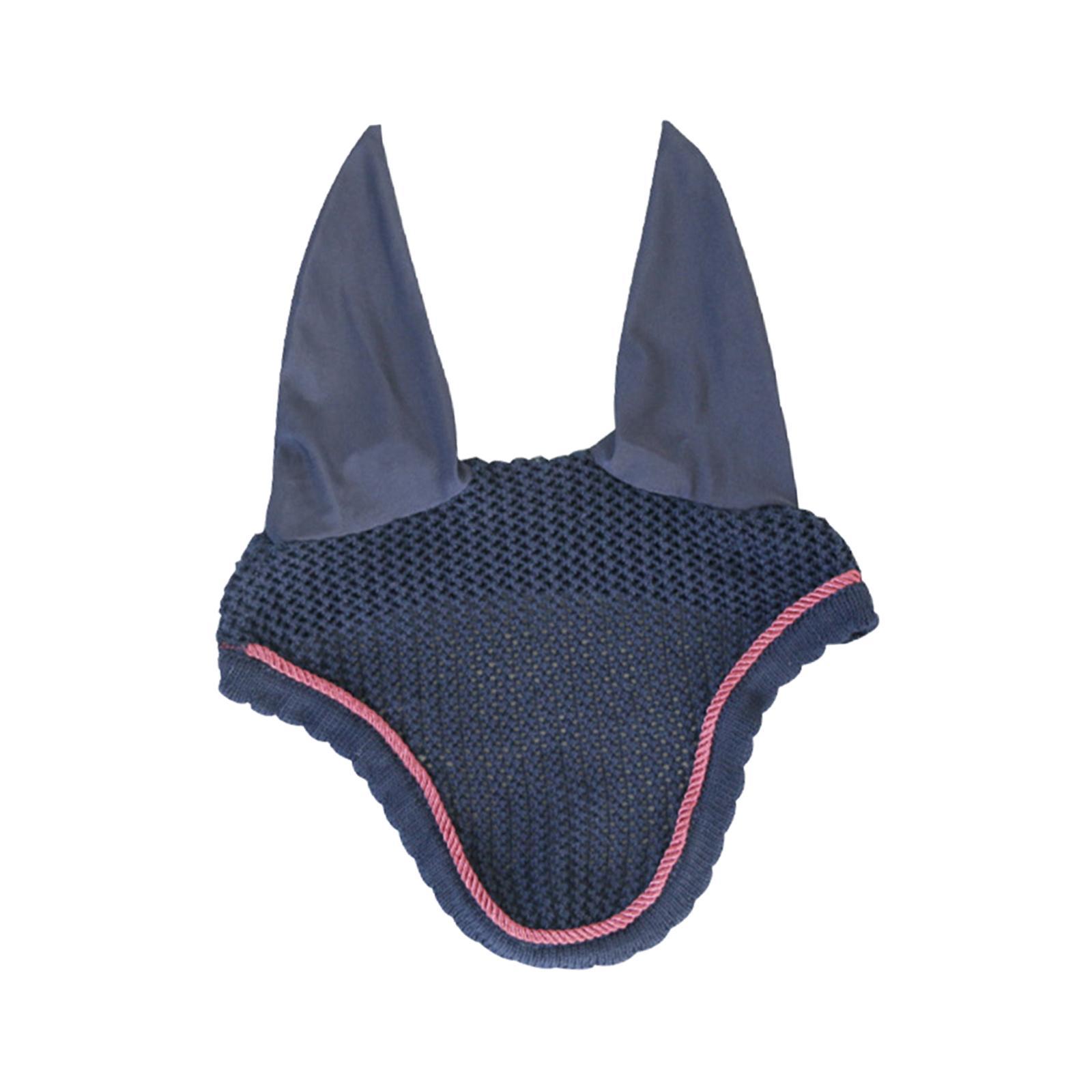 Horse Ears Fly Horse Ear Cover Horse Equipment Net Ear Protector Horse Riding Meshed Durable Lightweight Comfortable Soft