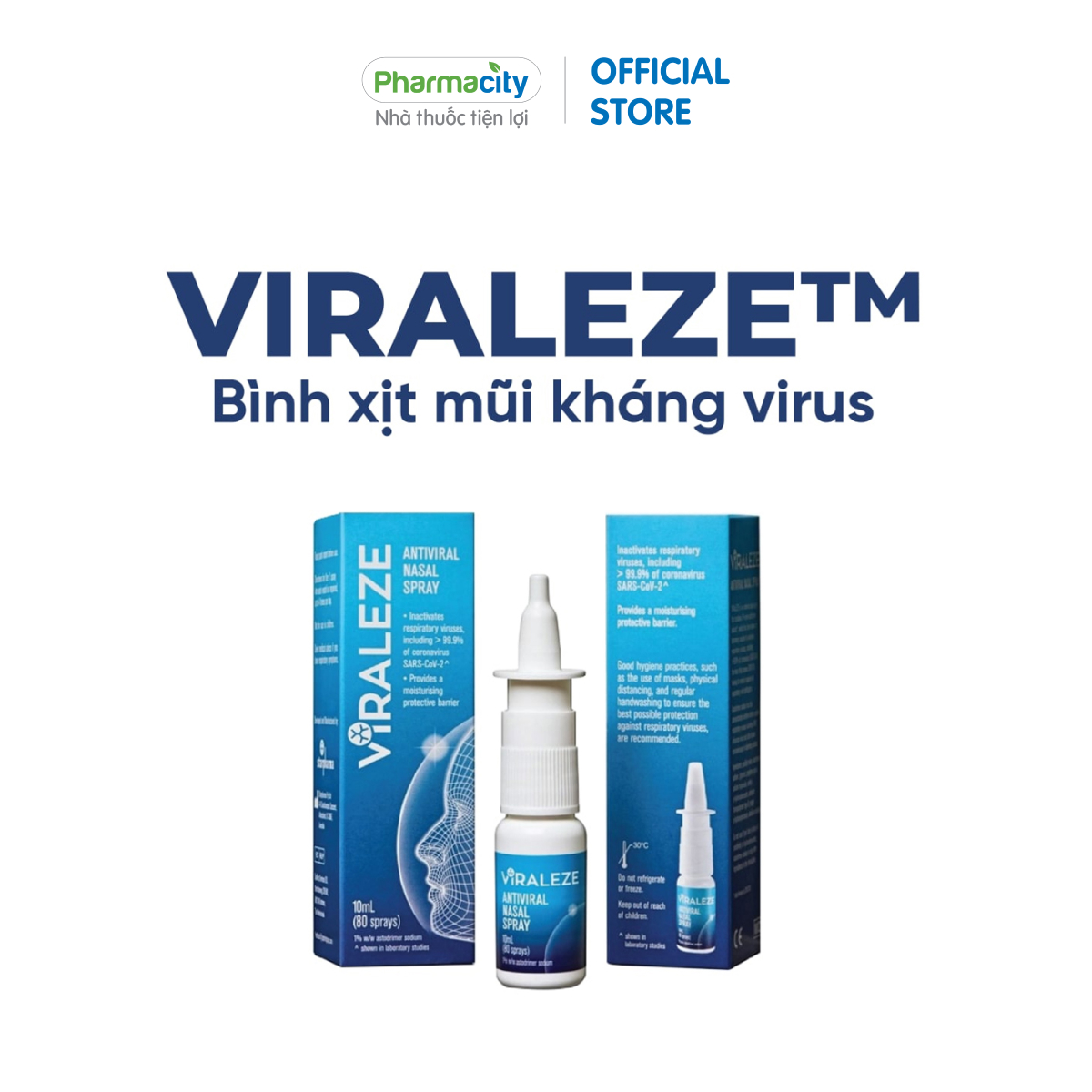 Bình xịt mũi kháng virus Viraleze (10ml)