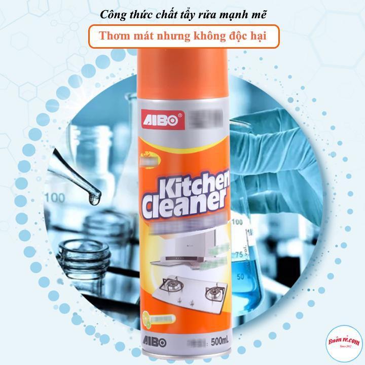 Combo 2 Bình Xịt Tẩy Bếp Đa Năng Kitchen Cleaner Sạch Bóng Mọi Vết Bẩn 500ml 00238