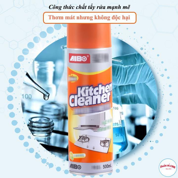 Combo 2 Bình Xịt Tẩy Bếp Đa Năng Kitchen Cleaner Sạch Bóng Mọi Vết Bẩn 500ml 00238