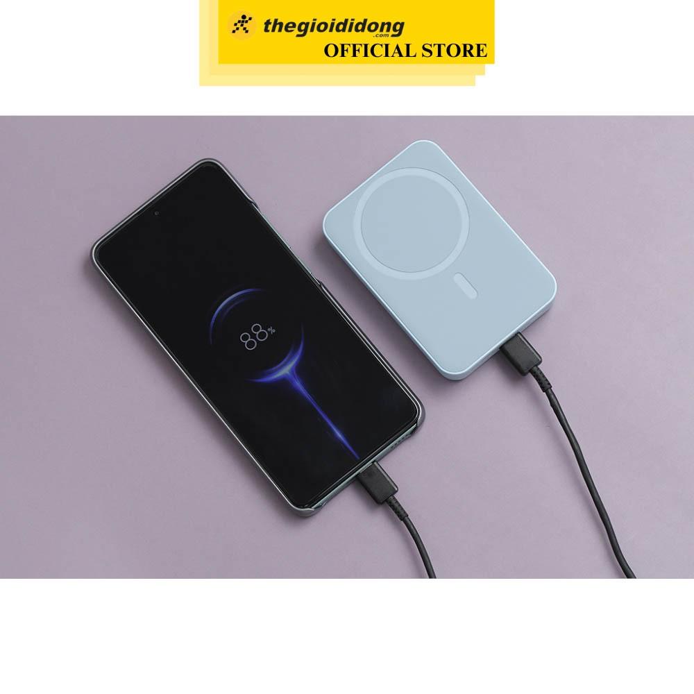 Pin sạc dự phòng Polymer 10000mAh không dây Magnetic Type C PD 20W Xmobile T156 - Hàng Chính Hãng