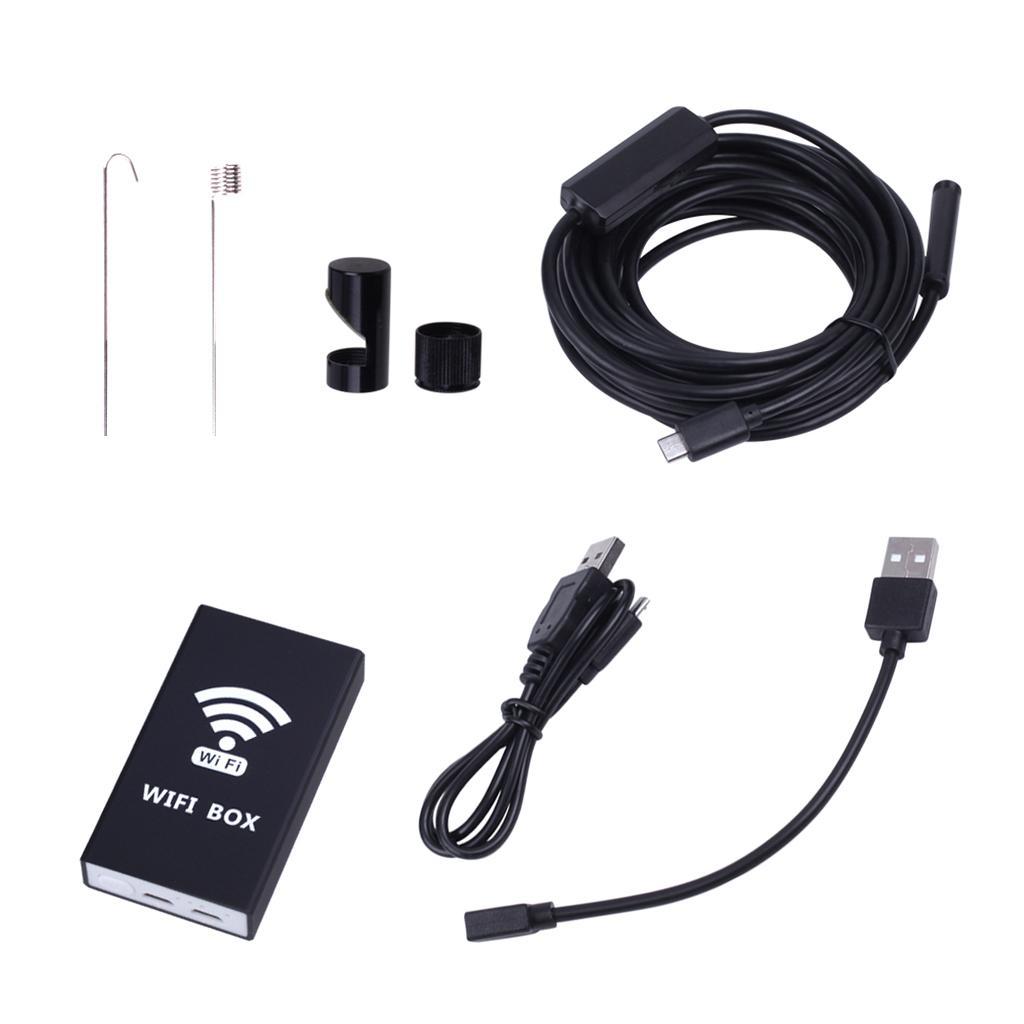 5.5mm USB Inspection Camera HD 1200P IP67 Rigid Tube Wireless Wifi Borescope