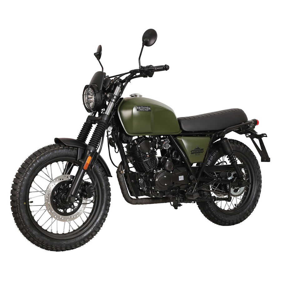 Xe Mô Tô Brixton Scrambler BX150X - Xanh Lục