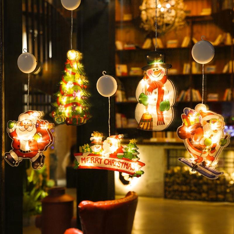 Đèn LED trang trí giáng sinh có cốc hút