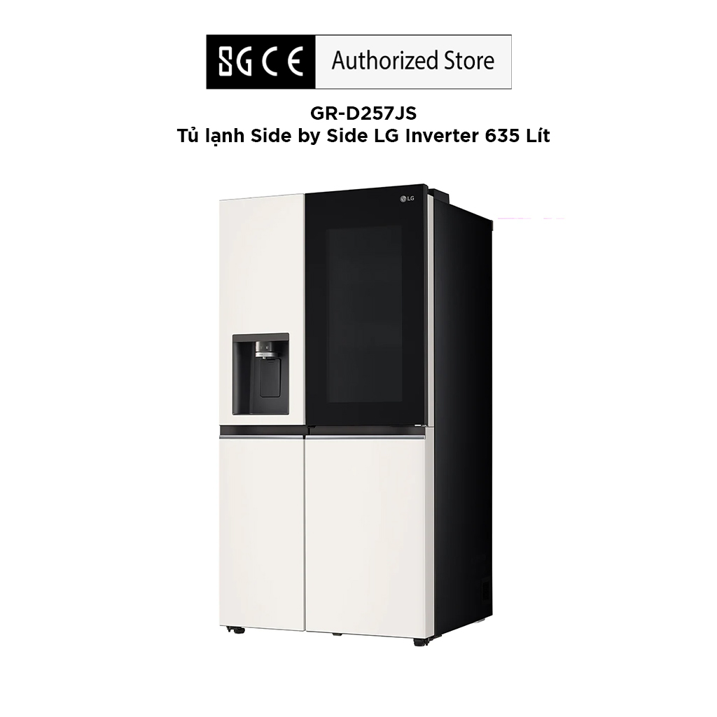 Tủ Lạnh LG Side By Side InstaView GR-X257BG - Hàng Chính Hãng