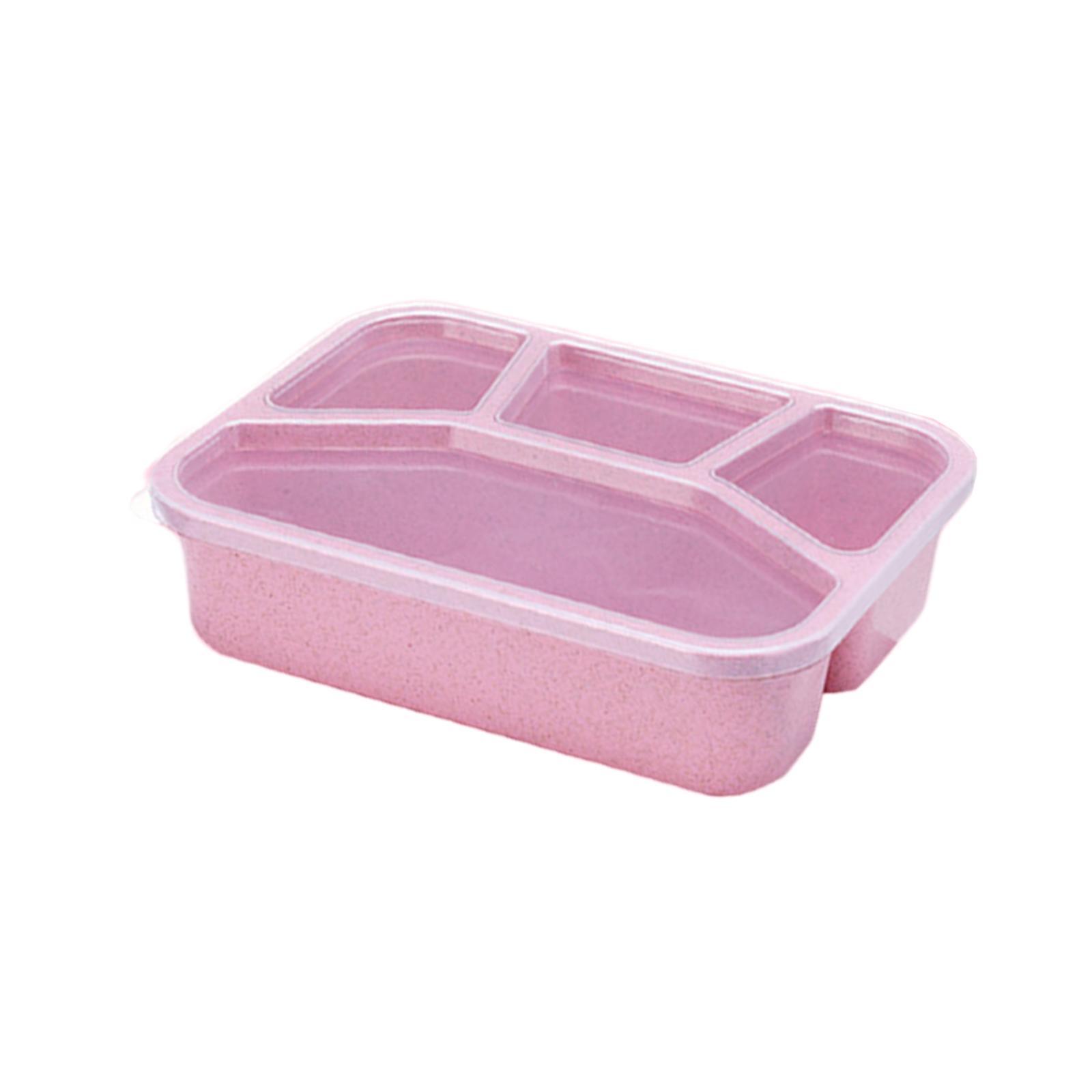 Bento Lunch Box Leakproof Lid Reusable Snack Food Container for Home Kitchen