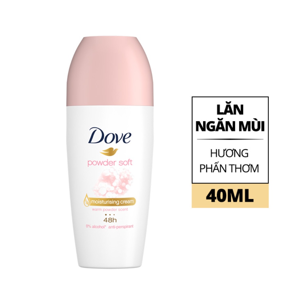 Lăn Khử Mùi Dove Power Soft Hương Phấn 40ml