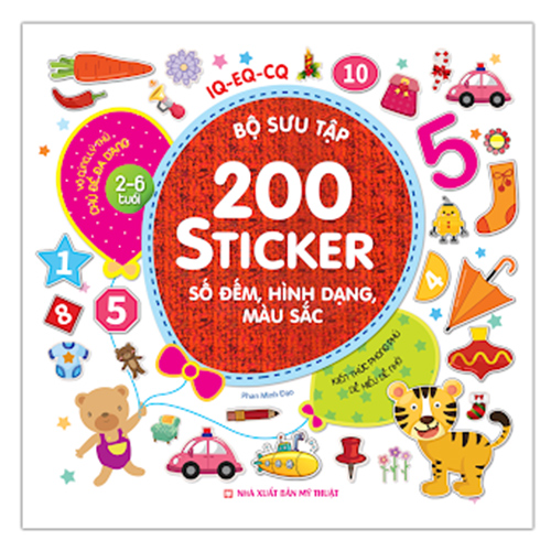 Bộ Sưu Tập 200 sticker - Bé Làm Quen Với Môn Toán