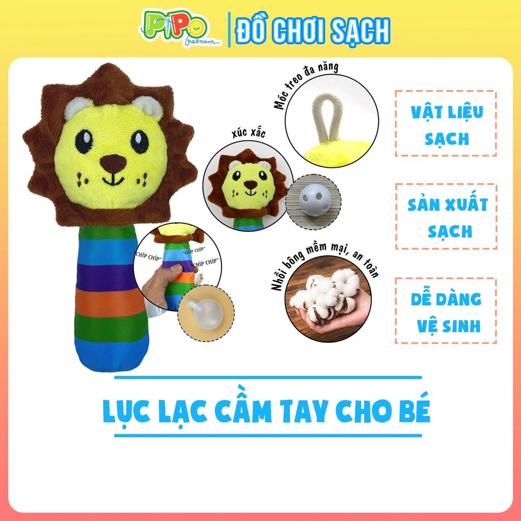 Lục lạc vải cầm tay PiPoVietnam - Sư tử đáng yêu