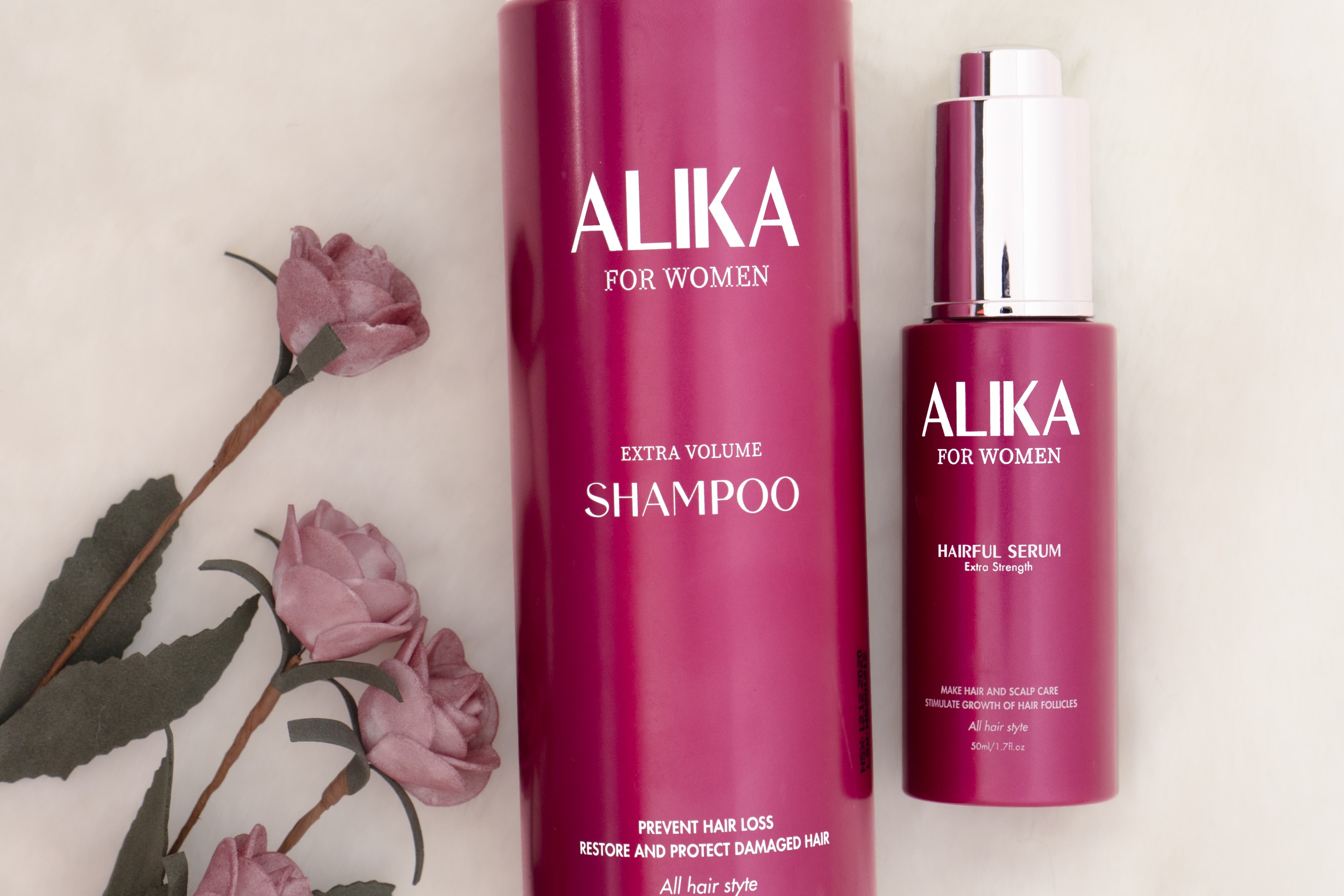 [Hiệu quả 100%] Combo set dầu gội, tinh chất Alika for Women kích thích mọc tóc, chắc khỏe