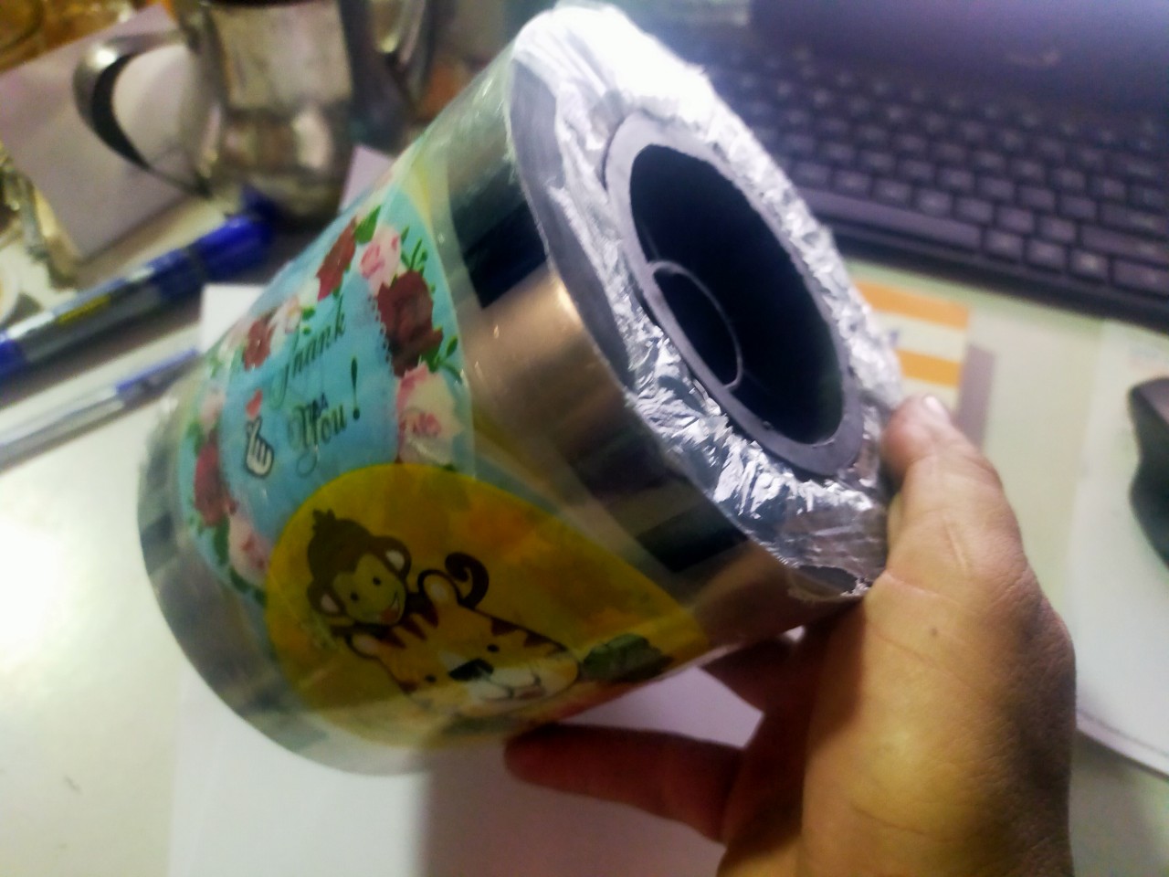 Màng ép cốc trà sữa- Cuộn màng dập cốc