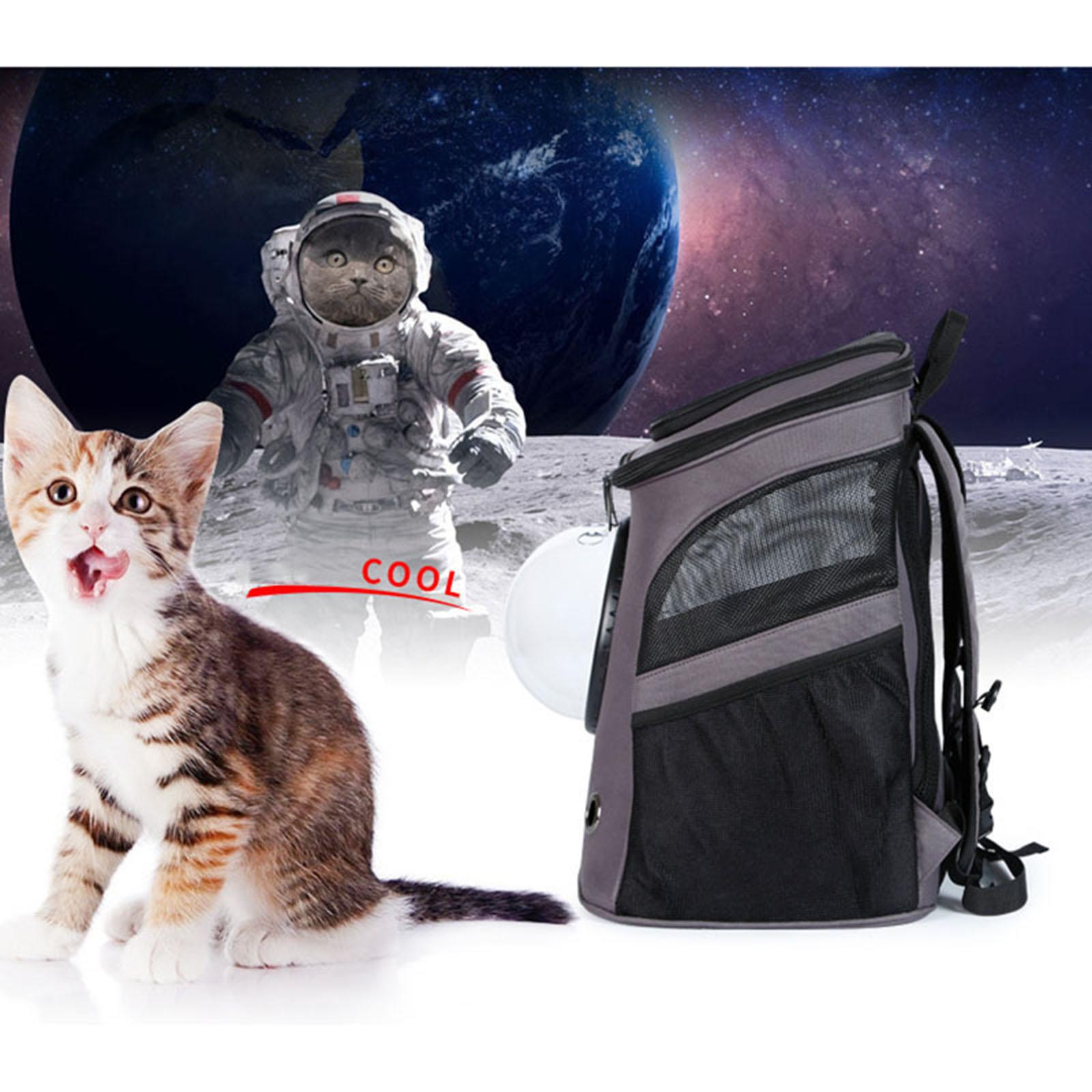 Pet Carrier Backpack Space Capsule Cat Dog Carry Bag Outdoor Knapsack