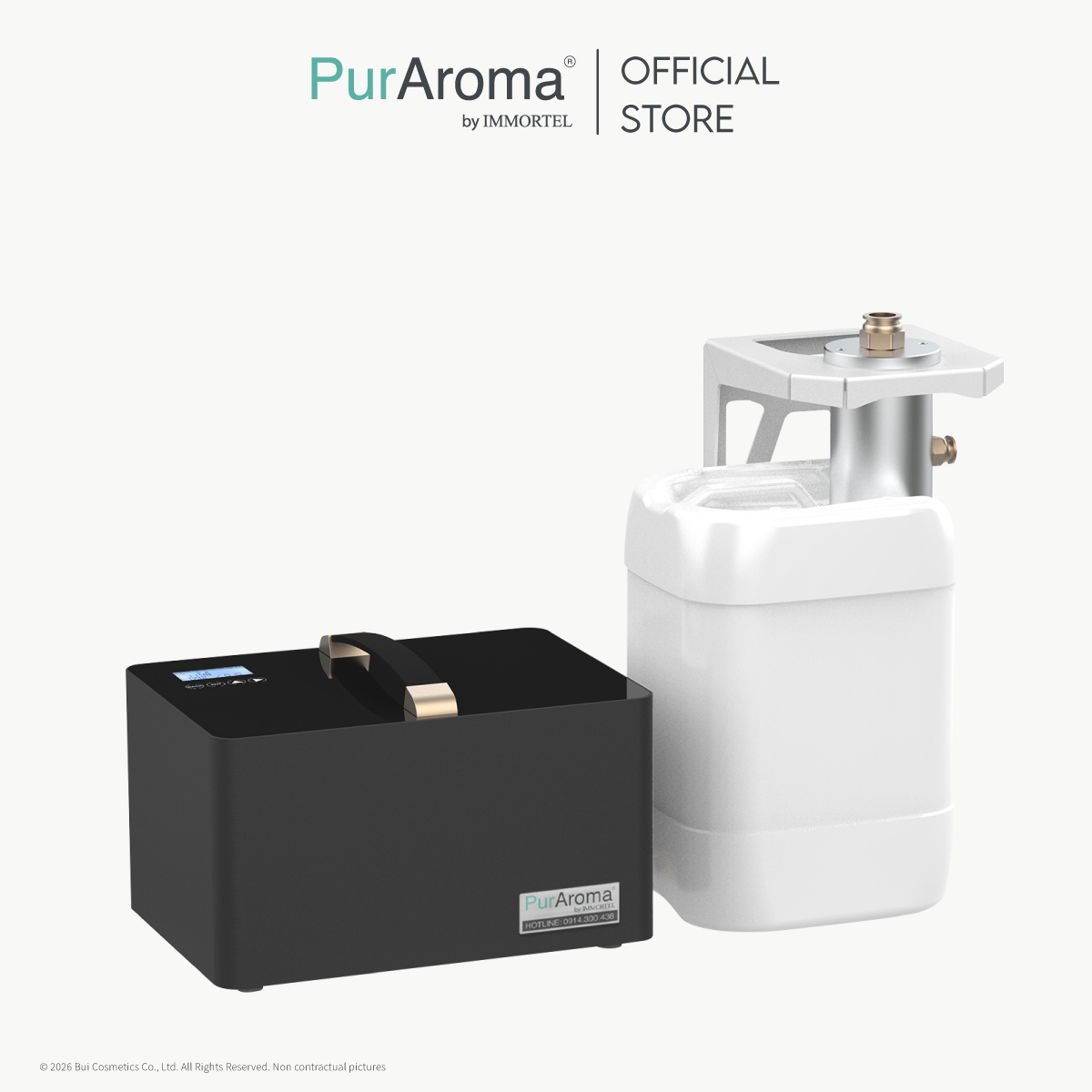 Máy Khuếch Tán Công Nghiệp PurAroma PRO 26W - Công Nghệ Phun Sương Lạnh Nano Siêu Mịn