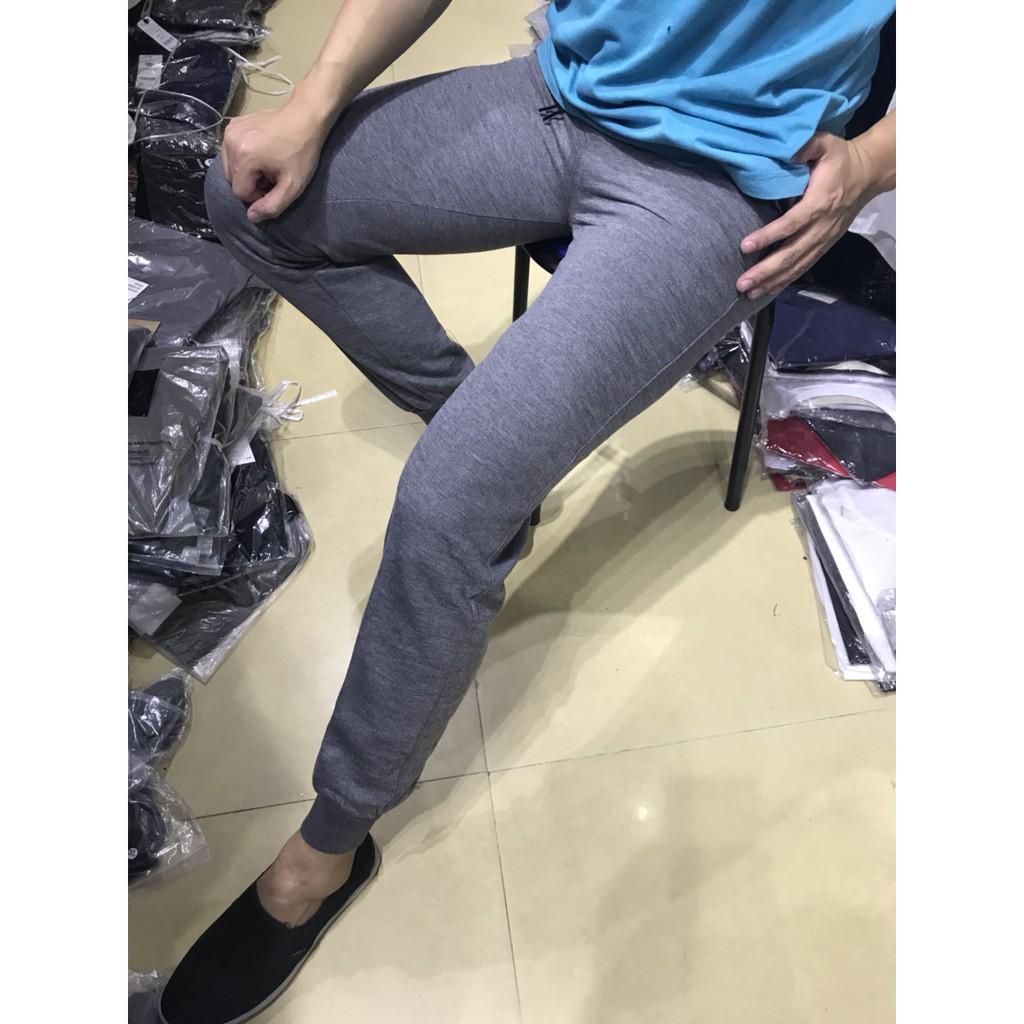 Quần nỉ thể thao nam màu đen