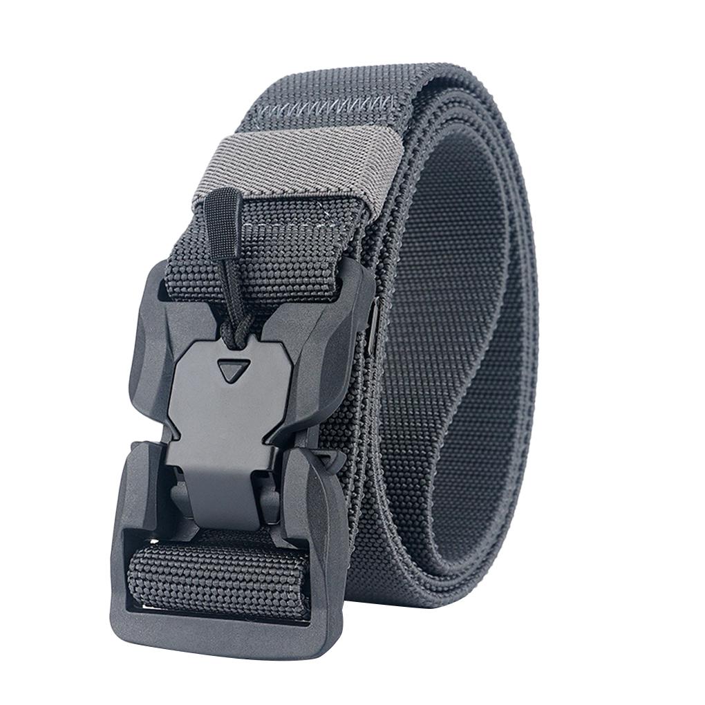 Unisex Dây Da Đa Năng Ngoài Trời Dây Nylon Dệt Dây Thắt Lưng Nam Nữ Khóa THẮT NƠ EO