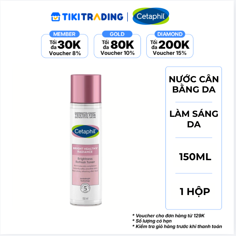 Nước Cân Bằng Làm Sáng Da Cetaphil Bright Healthy Radiance 150ML