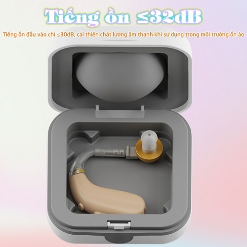 Máy trợ thính không dây pin sạc Axon A-130 - Tặng kèm hộp đựng