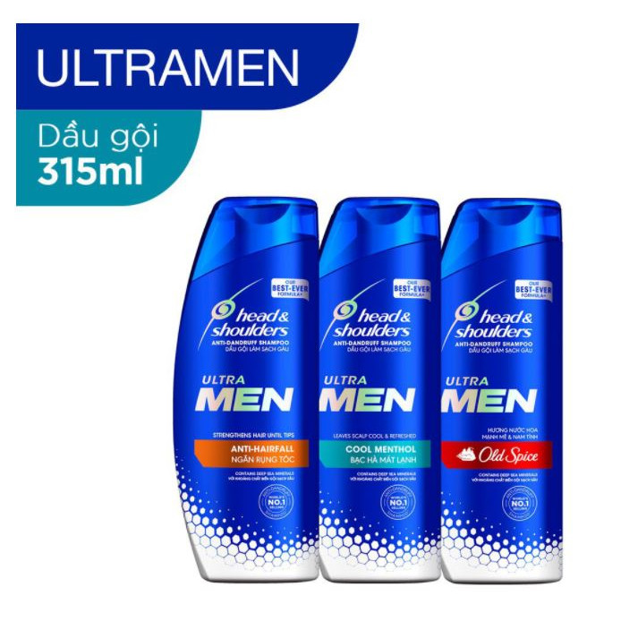 COMBO 3 chai Head&amp;Shoulders Ultramen 315ml