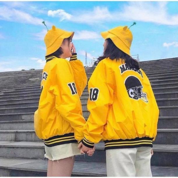 Áo Khoác Dù BOMBER Bóng Chày Dáng unisex form rộng phong cách ulzzang chống nắng tốt