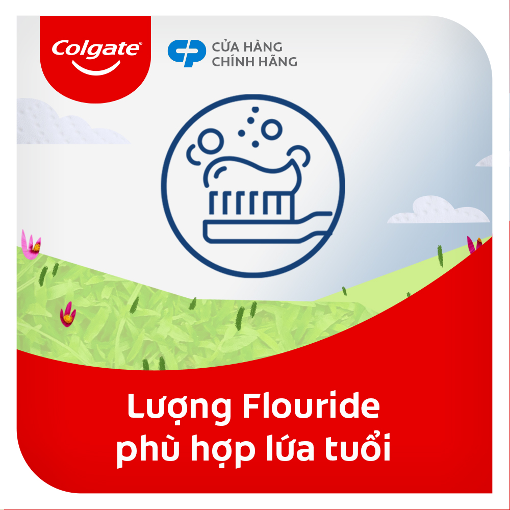 Bộ 2 Kem đánh răng trẻ em Colgate Kid Free From 6-9 80g/tuýp