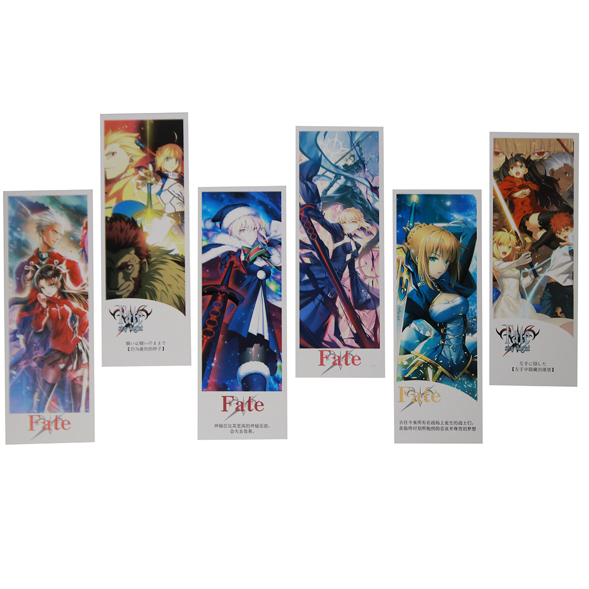 Hộp 36 Bookmark Đánh Dấu Sách Fate Stay Night