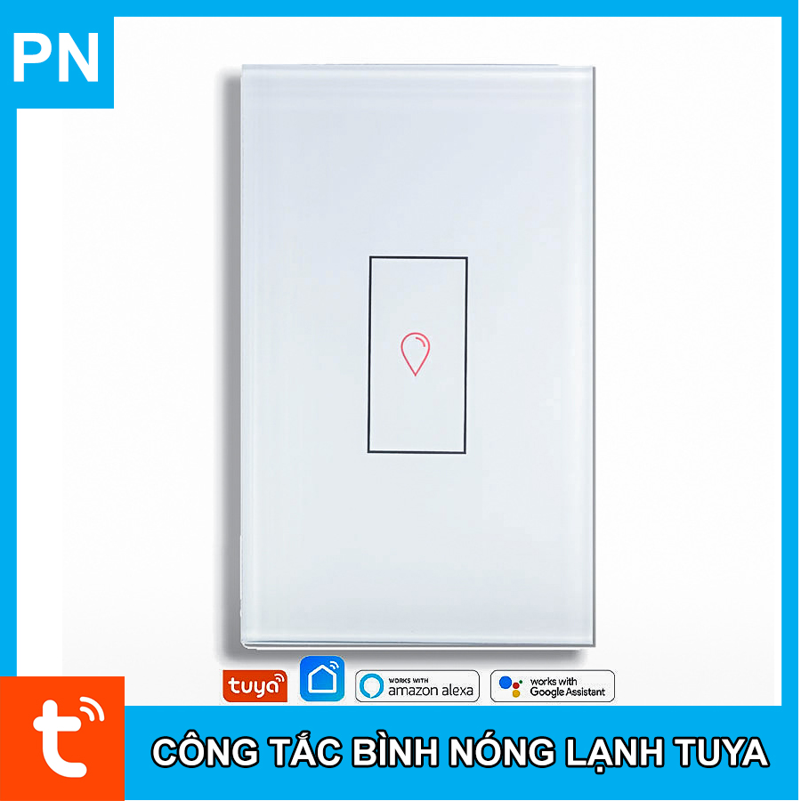 [New Design 2020] Công Tắc Thông Minh Tuya Dùng Cho Bình Nóng Lạnh Công Suất Cao 20A 4400W