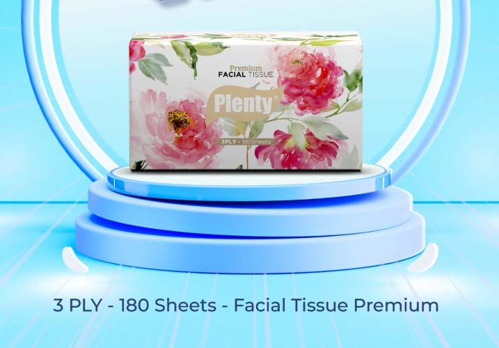 Khăn Giấy Rút Plenty, 3 Lớp 180 Tờ/gói (FT-02)