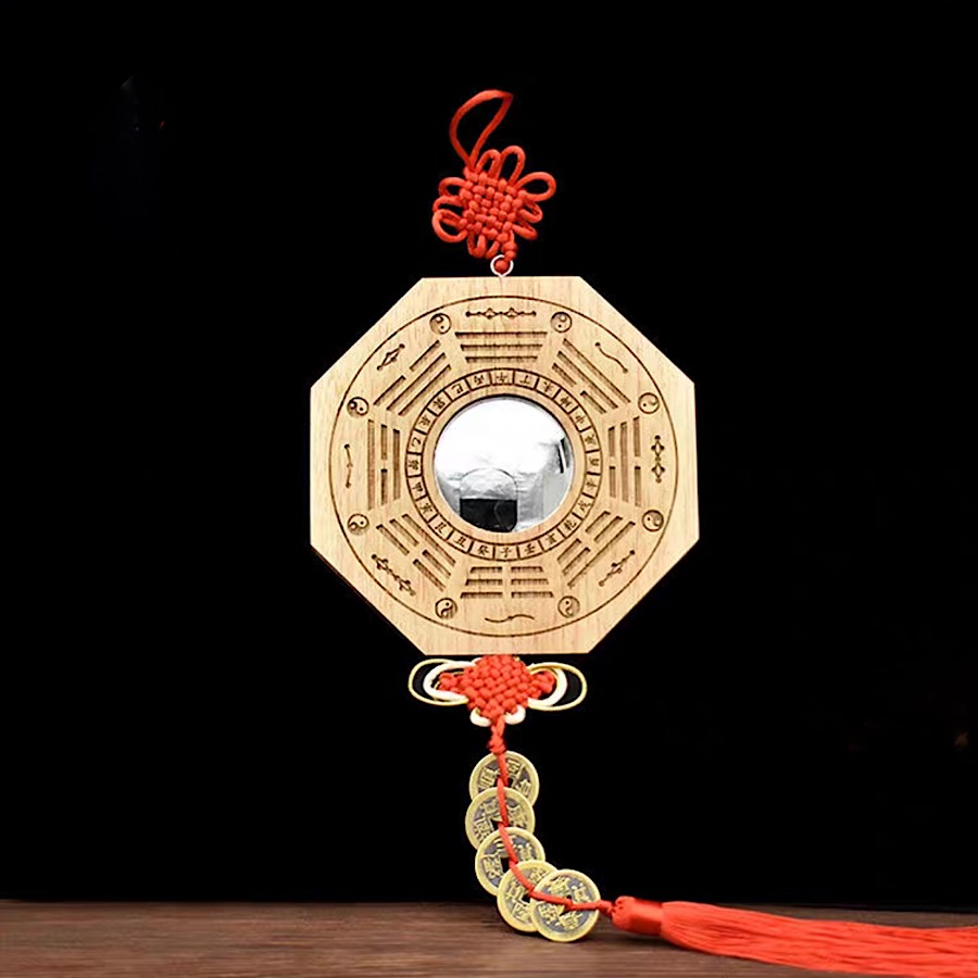 GƯƠNG TIÊN THIÊN BÁT QUÁI GỖ ĐÀO LỒI VÀ XÂU NGŨ ĐẾ HOÁ GIẢI NHÀ PHẠM PHONG THUỶ